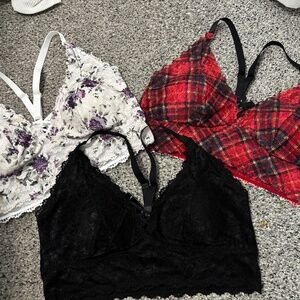3 torrid lace bras 1x